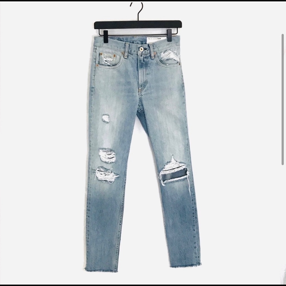 Rag and bone Marilyn distressed jeans